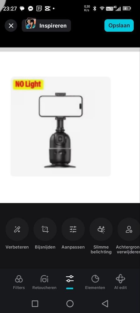 tracking systeem voor camera roterend, Audio, Tv en Foto, Actiecamera's, Ophalen