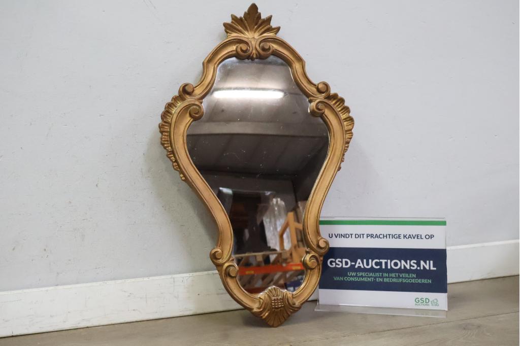 Vintage barok wandspiegel, Niet ingevuld, Niet ingevuld, Niet ingevuld