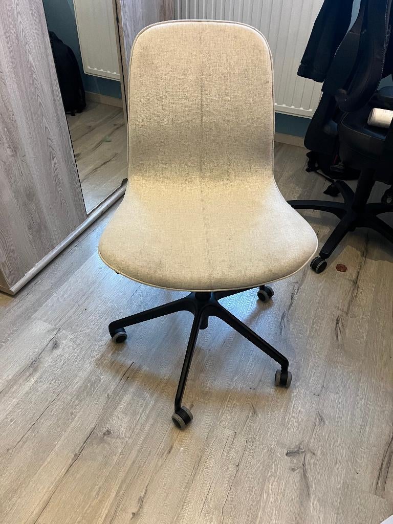 IKEA LÅNGFJÄLL beige bureaustoel - Goede staat, Ophalen, Beige, Zo goed als nieuw, Bureaustoel