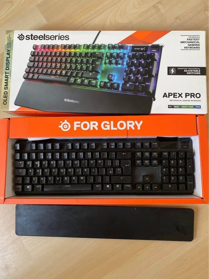 SteelSeries Apex Pro Mechanical Gaming Keyboard | QWERTY, Ophalen, Gebruikt, Qwerty, Steelseries