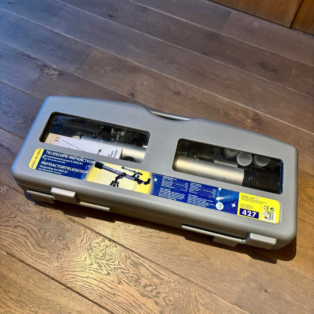 STERRENKIJKER 262X VERGROTING, Audio, Tv en Foto, Optische apparatuur | Telescopen, Ophalen, Zo goed als nieuw