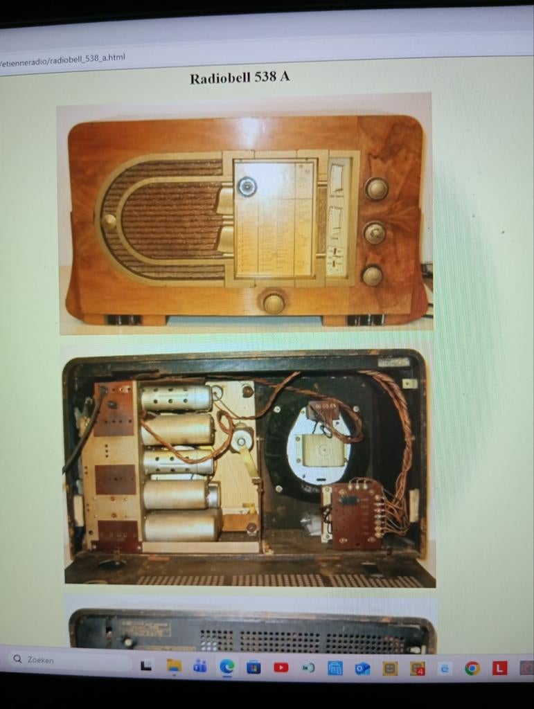 Radiobell 538 A, Antiek en Kunst, Ophalen