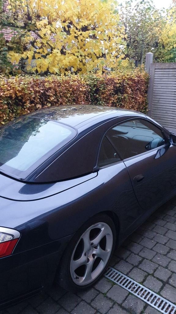 PORSCHE 911 4 S CABRIO WEINIG KILOMETERS, Auto's, Porsche, Automaat, Zwart, Cabriolet, Blauw