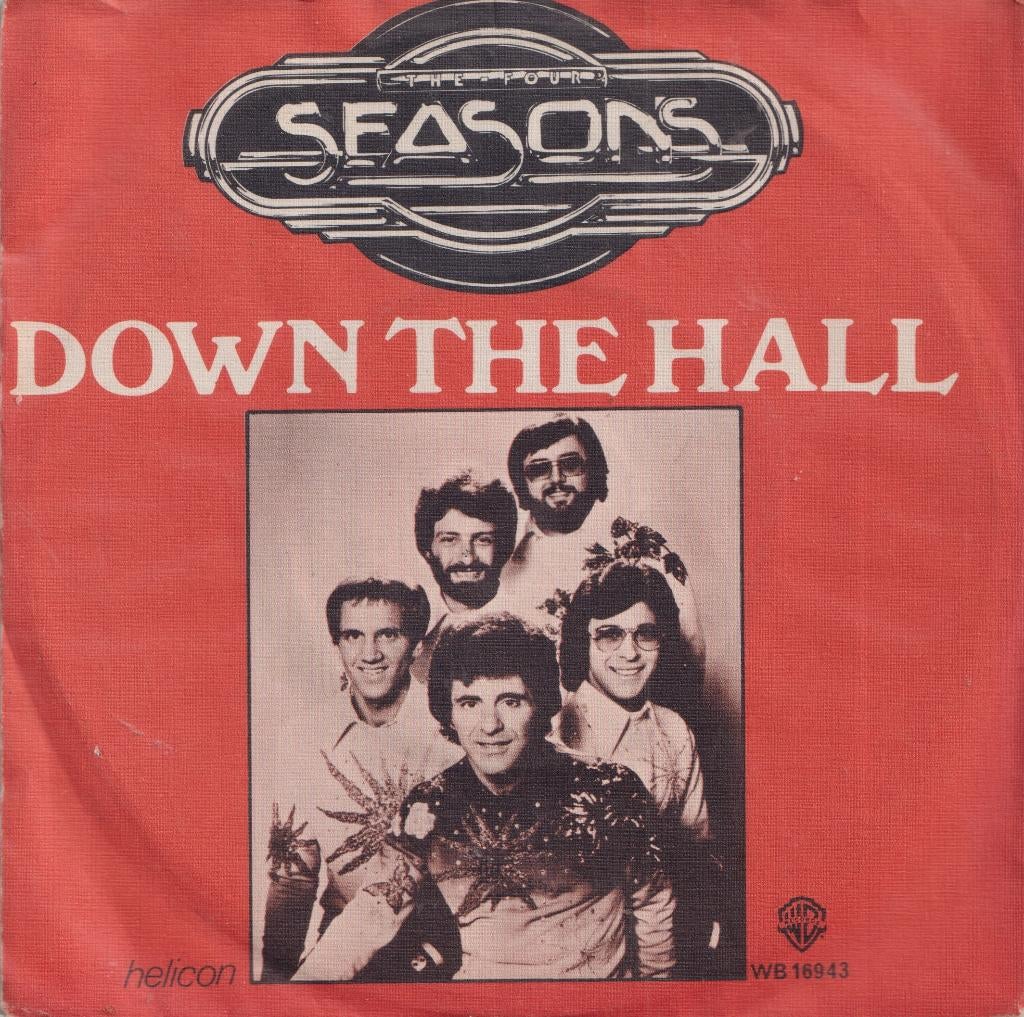 The Four Seasons – Down the hall / Helicon - Single, Cd's en Dvd's, Vinyl Singles, Gebruikt, Single, Pop, 7 inch, Ophalen of Verzenden