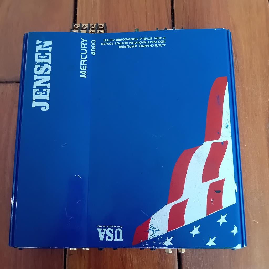 Jensen Mercury 4000 4/3/2 kanaals versterker, Ophalen of Verzenden, Gebruikt, Overige systemen, 120 watt of meer