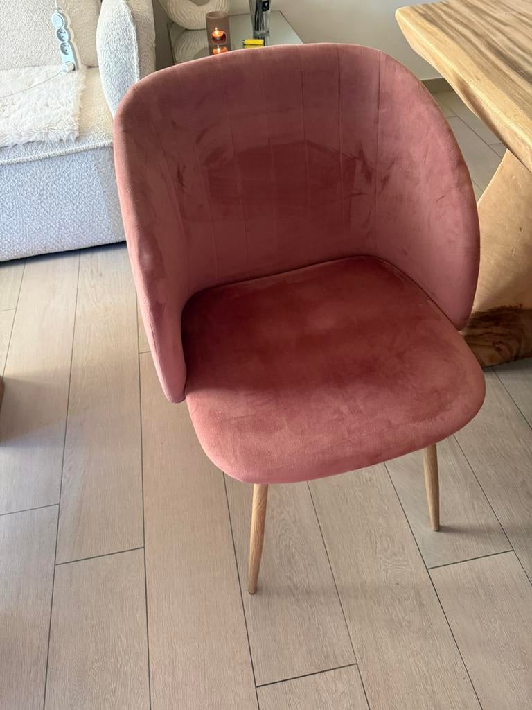 Chaises en velour, Maison & Meubles, Autres couleurs, Comme neuf, Enlèvement, Autres matériaux