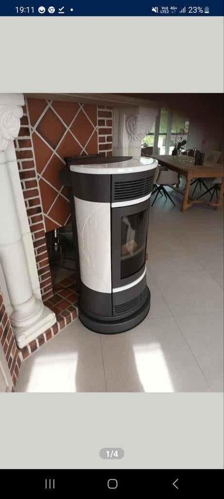 Pelletkachel Edilkamin chérie 11kw 1650€, Ophalen of Verzenden, Pelletkachel