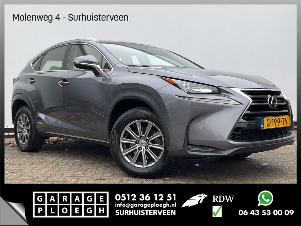 Lexus NX 300 300h AWD Navi Camera Leer Trekhaak Hoge zit Bus, Auto's, Lexus, Automaat, Bedrijf, Hybride Elektrisch/Benzine, 117 g/km