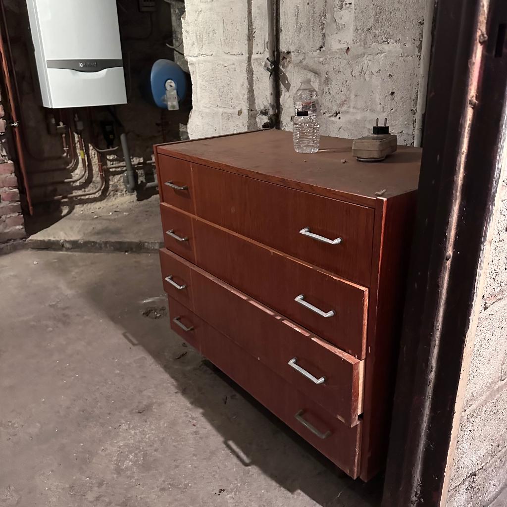 retro, Huis en Inrichting, Kasten | Ladekasten, Ophalen, Gebruikt, 50 tot 100 cm, 3 of 4 laden