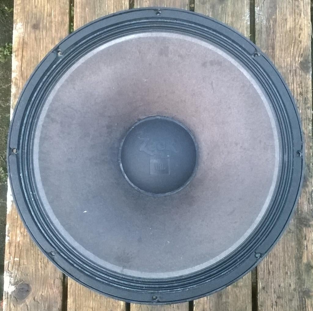Woofer 15 inch 500-1000 Watt 8 Ohm, JBL - Zeck, Utilisé, Autres types, 120 watts ou plus, Enlèvement ou Envoi