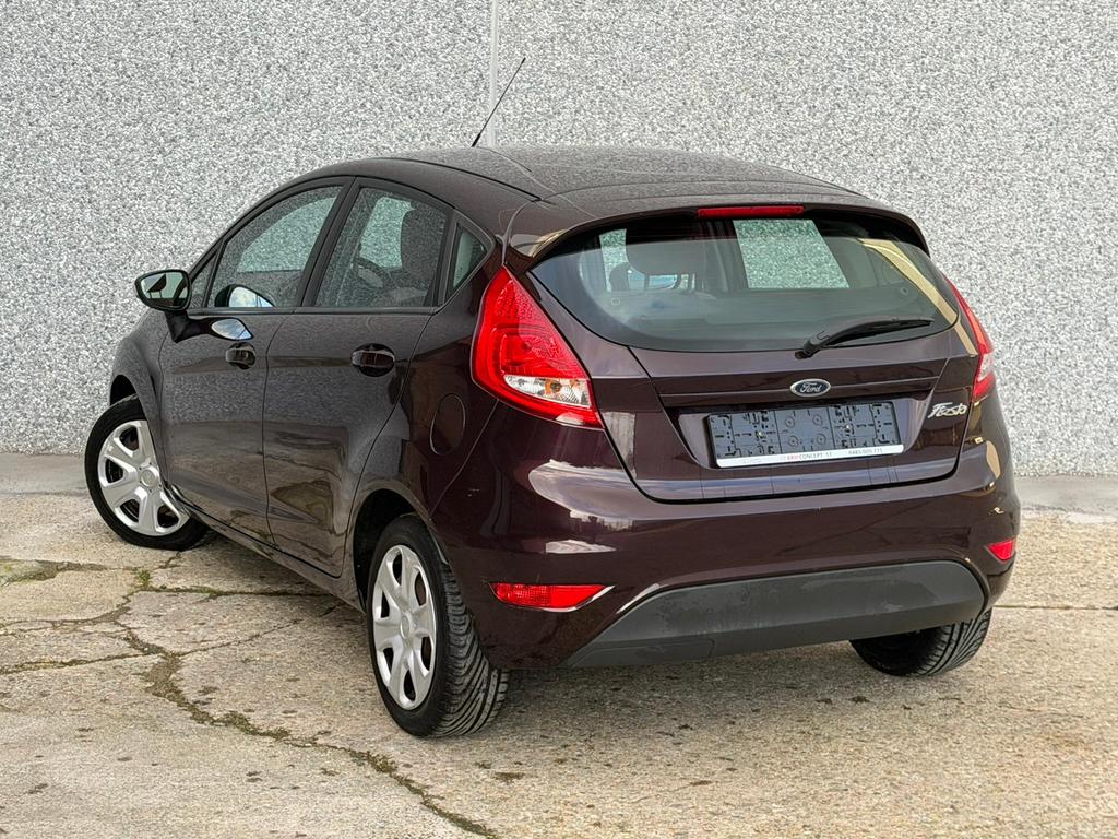 Ford Fiesta 1.25 essence 2009 prête à immatriculer, Rouge, Achat, Entreprise, Boîte manuelle