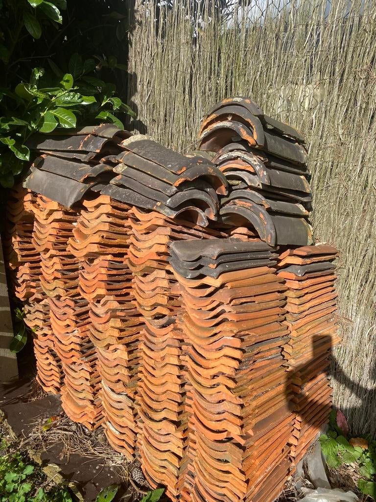 Dakpannen sterreberg, Doe-het-zelf en Bouw, Dakpannen en Dakbedekking, Ophalen, Gebruikt, Overige kleuren, Dakpannen