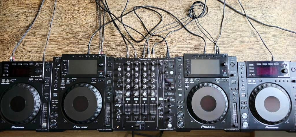 PIONEER SET: DJM 750 MK2 + 2X CDJ 900 NEXUS + 2X CDJ 850 K, Muziek en Instrumenten, Dj-sets en Draaitafels, Ophalen, Pioneer