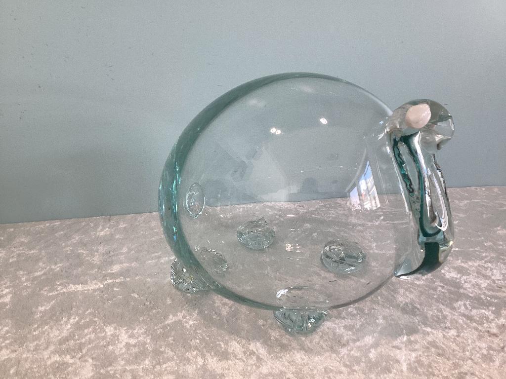 Gestileerde schildpad in glas. 015/A., Antiek en Kunst, Ophalen