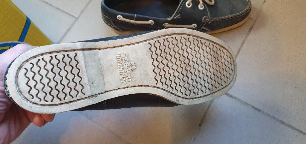 Sebago schoenen maat 39, Blauw, Overige typen, Ophalen of Verzenden, Gedragen