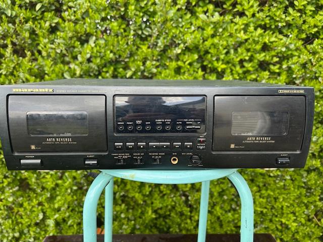 marantz double cassettedeck sd 535, Audio, Tv en Foto, Cassettedecks, Ophalen of Verzenden, Dubbel, Marantz, Auto-reverse