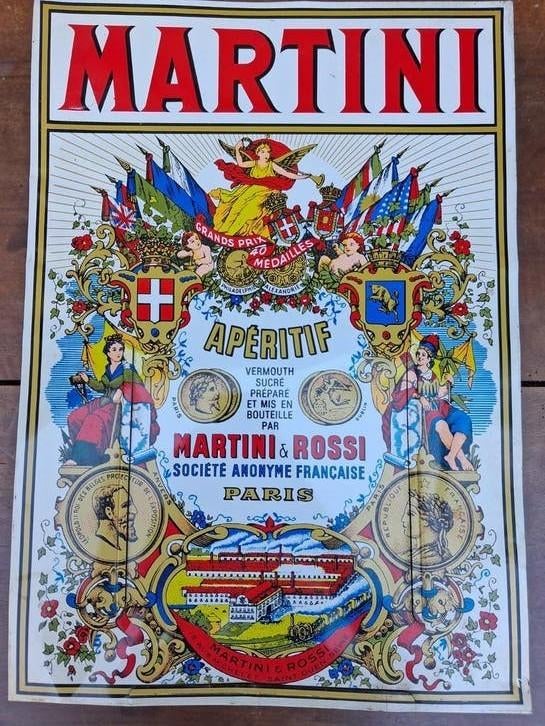 Vintage reclamebord in goede staat, Ophalen of Verzenden