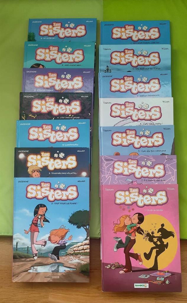 Lot de 14 BD " les sisters", Livres, Enlèvement