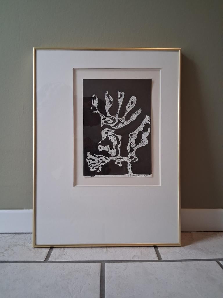 Lucebert gesingeerd en gedateerd: origineel!, Antiek en Kunst, Ophalen of Verzenden