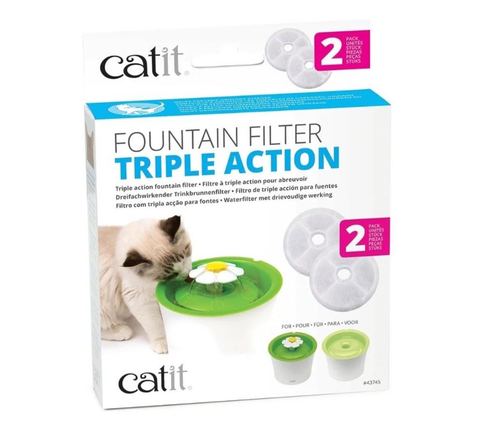 3 filtres catit flower fountain, Animaux & Accessoires, Enlèvement ou Envoi