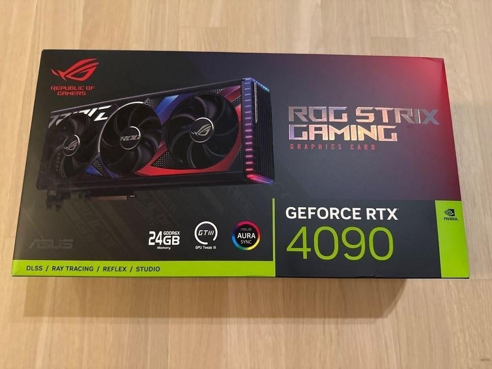 ASUS GeForce RTX 4090 ROG Strix 24 GB  grafische kaart, Computers en Software, Videokaarten, Ophalen of Verzenden, Zo goed als nieuw