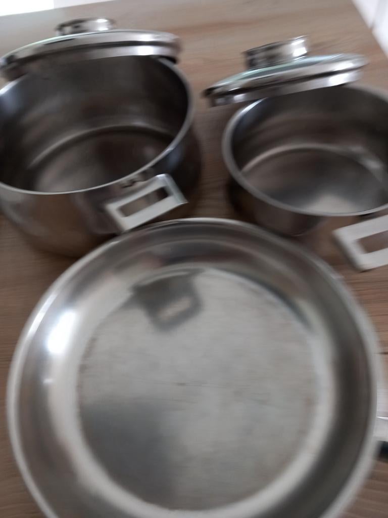 Pan plus kookpotten, Ophalen