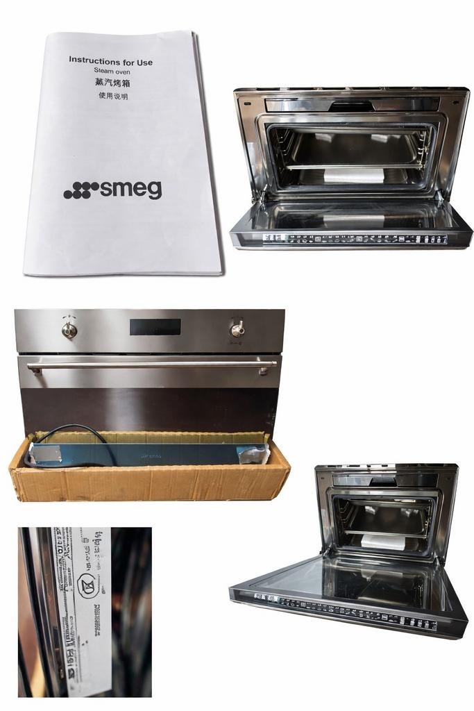 Four à vapeur encastré SMEG 45 cm - modèle S45VX2C - parfait, Enlèvement, Vapeur, Encastré, Four