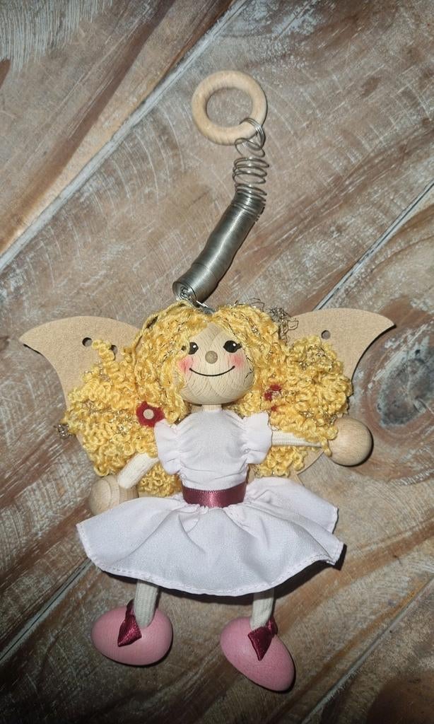 NIEUW Bouncy houten fee aan veer, Ophalen of Verzenden