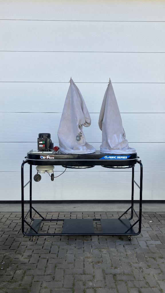 Stofafzuiging airflux, Ophalen