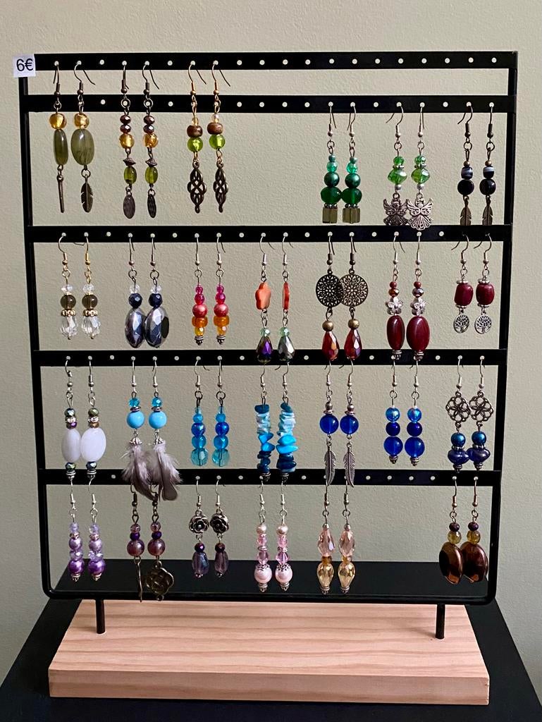 Nouvelles boucles d'oreilles, Bijoux, Sacs & Beauté, Boucles d'oreilles, Neuf, Enlèvement ou Envoi, Verre, Avec pierre précieuse
