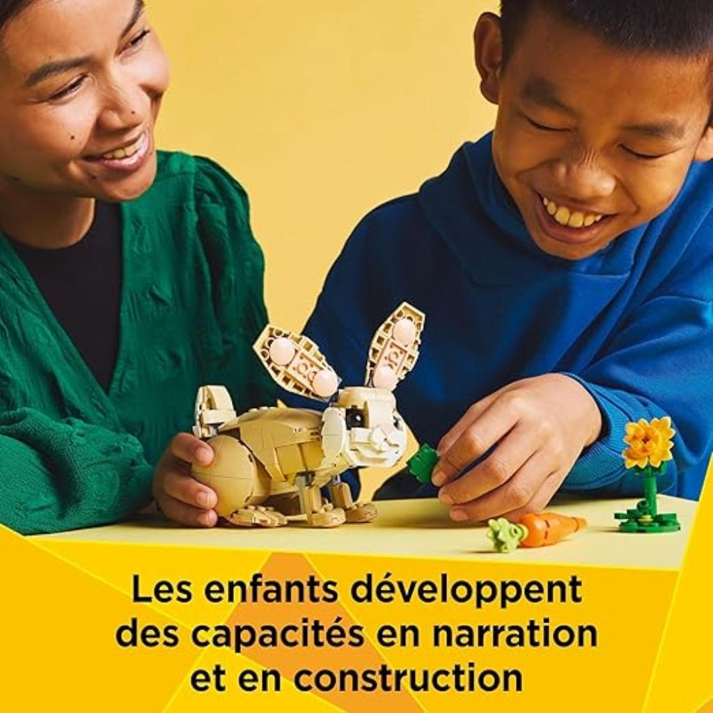 LEGO Creator mignon lapin LIVRAISON RAPIDE ET GRATUITE, Envoi, Neuf, Ensemble complet, Lego