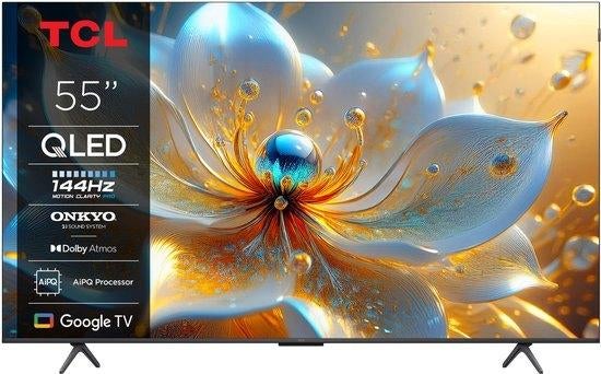 TCL 55T8C QLED 55 inch / Nieuwprijs 599 / niet uitgepakt, TV, Hi-fi & Vidéo, Télévisions, Neuf, Autres marques, QLED, 120 Hz
