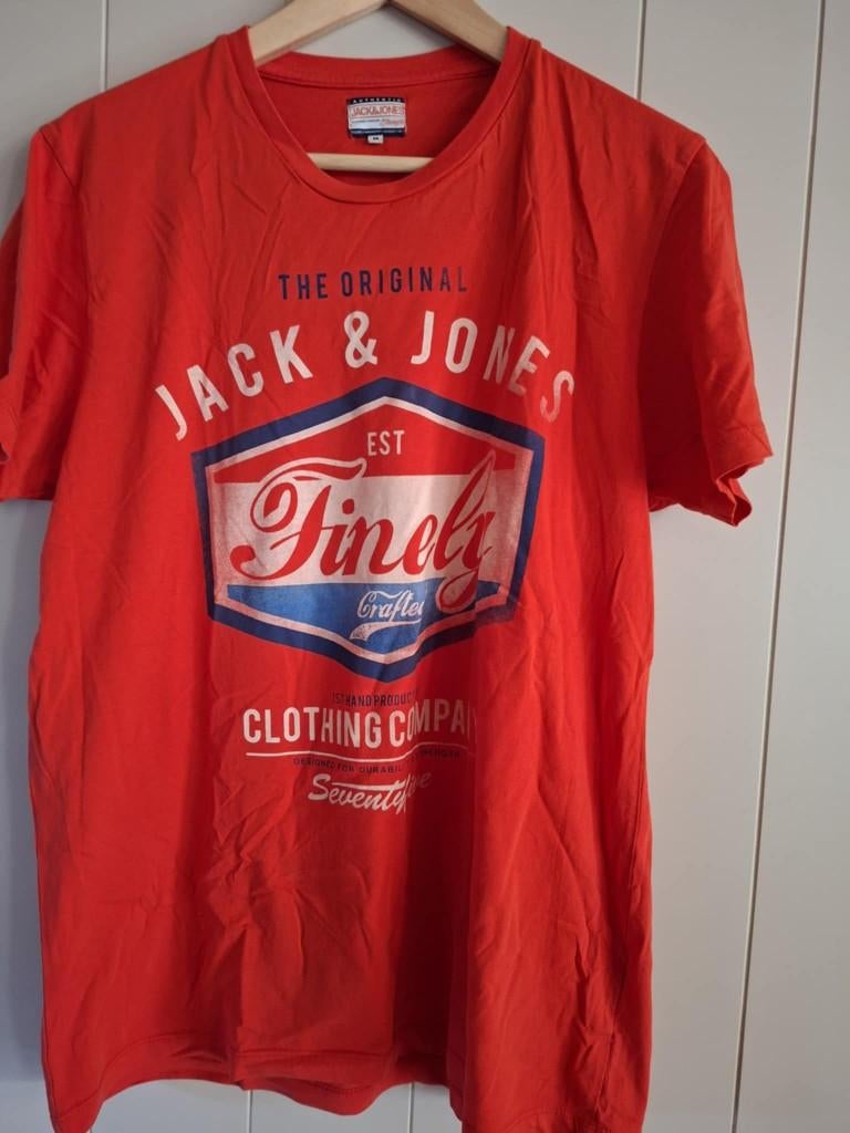 rood t-shirt jack & jones M, Kleding | Heren, T-shirts, Maat 48/50 (M), Ophalen of Verzenden, Zo goed als nieuw, Rood