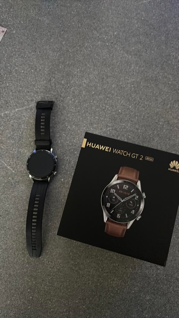 Huawei Watch GT2 46mm, Enlèvement, Utilisé, Huawei watch, Argent