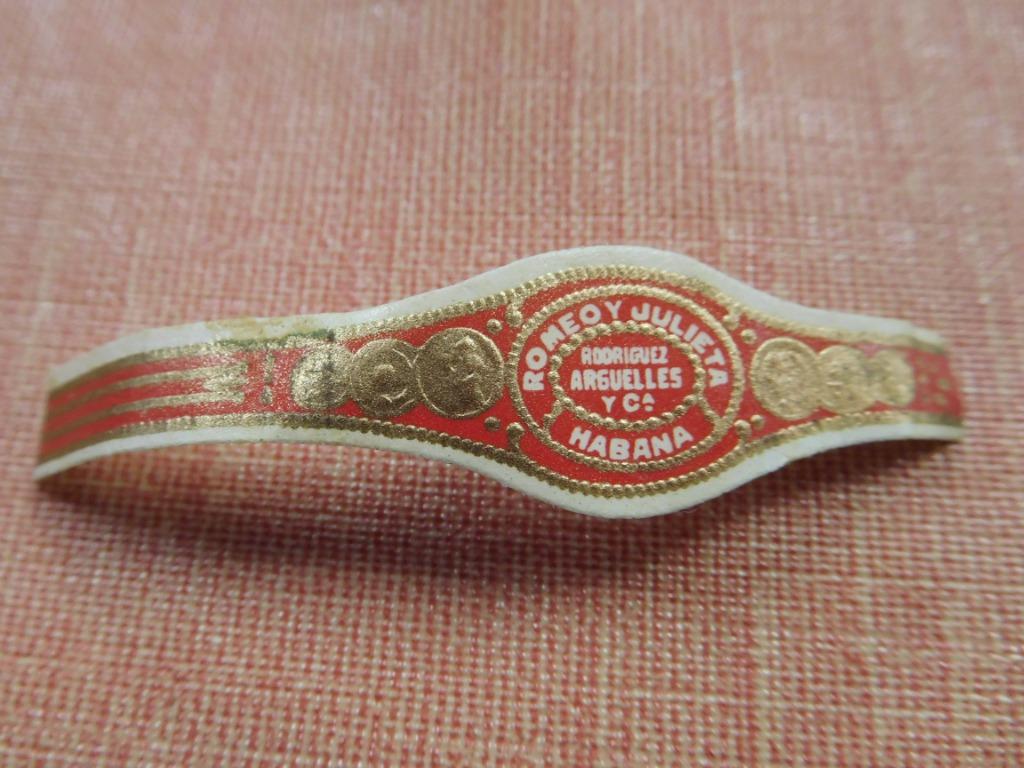 bague de cigare fabricant Roméo y Julieta, Collections, Enlèvement ou Envoi, Utilisé, Bagues de cigare