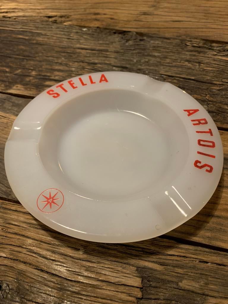 Vintage glazen asbak Stella Artois - verzamelen belgian beer, Verzamelen, Biermerken, Ophalen of Verzenden, Stella Artois