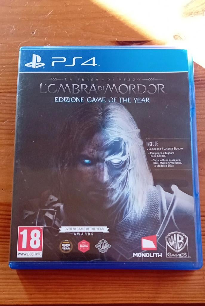 PS4-game Middle Earth Shadow of Mordor, Ophalen of Verzenden, Gebruikt