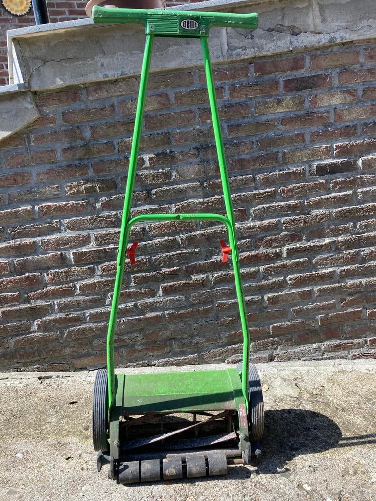 Handgrasmaaier., Tuin en Terras, Ophalen, Gebruikt, Handgrasmaaier, Opvangbak