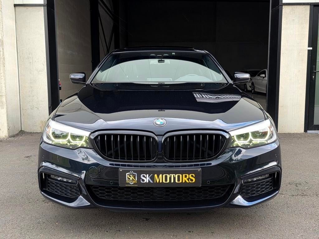 530i M Individual Nappa Comfortzetels Open Dak Live Cockpit, Auto's, BMW, Achterwielaandrijving, 4 cilinders, Blauw, Leder