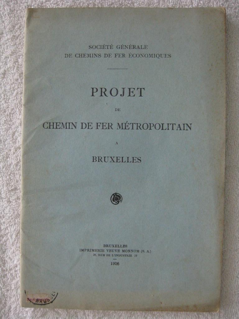 Bruxelles SNCB NMVM SNCV NMBS STIB NIVB – 1926 collector, Enlèvement ou Envoi, Utilisé
