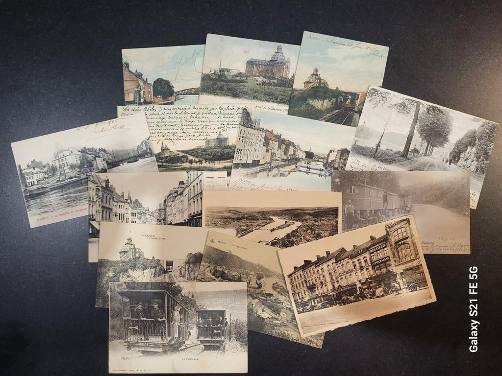 Set van 56 oude ansichtkaarten uit Namen, Ophalen of Verzenden, Namen