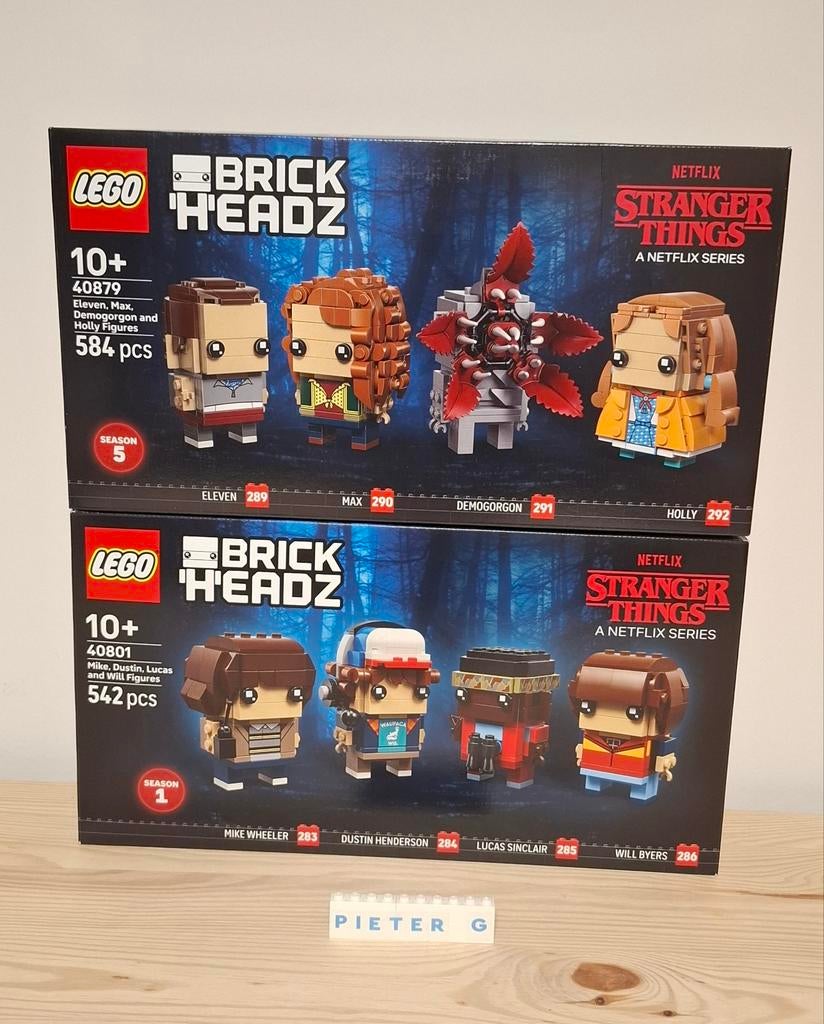 40879 - 40801 - Lego Stranger Things Brick Headz - Nouveau, Enfants & Bébés, Jouets | Duplo & Lego, Neuf, Lego, Ensemble complet