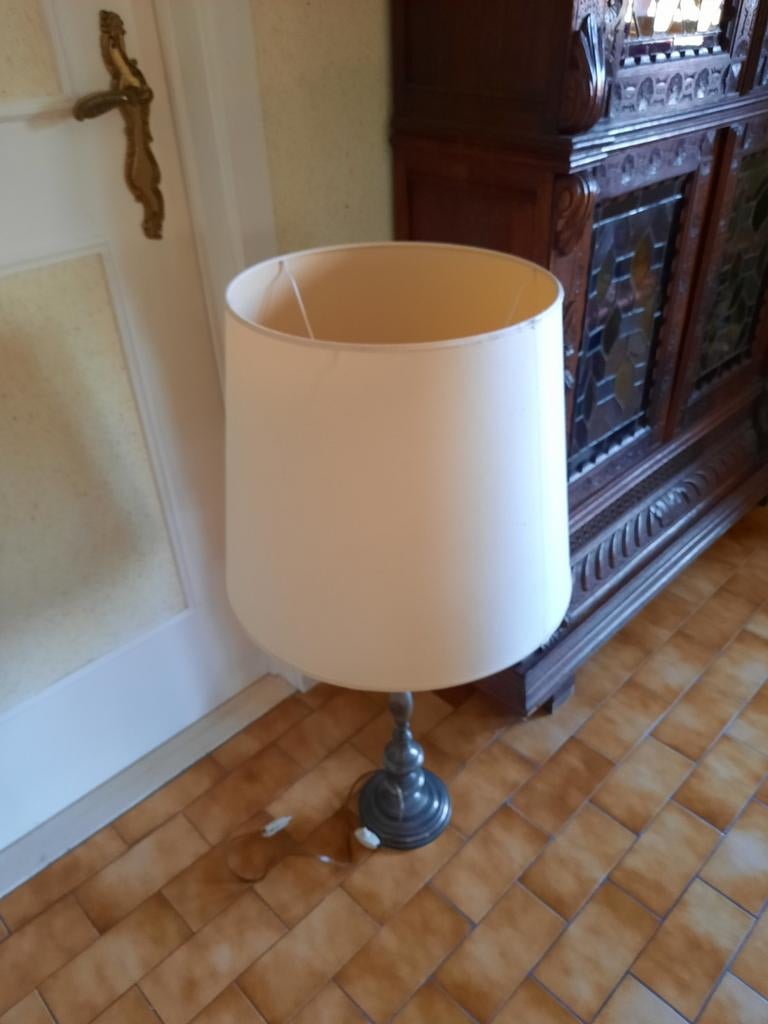 Abat-jour en étain, Maison & Meubles, Enlèvement