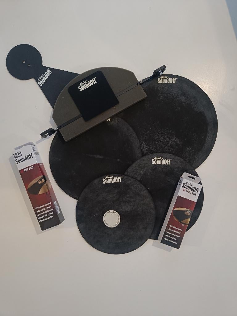 Evans Soundoff Drum Mutes set, Ophalen, Gebruikt, Overige merken