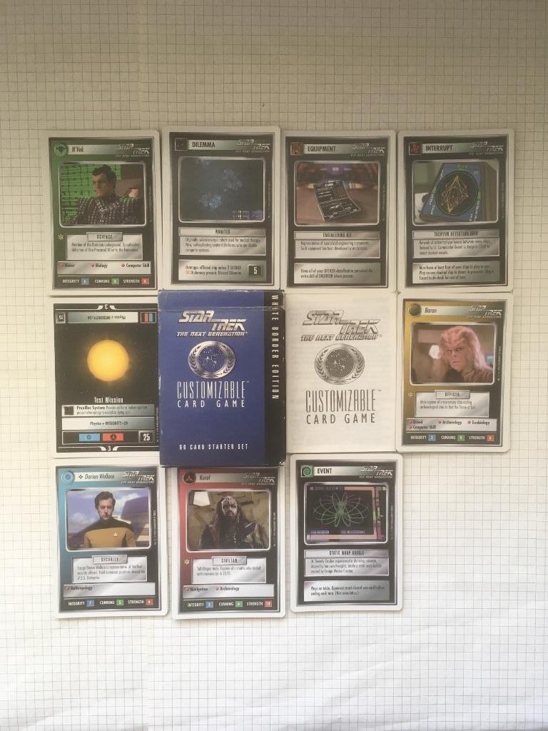 CCG Star Trek The Next Generation starter set en anglais, Ophalen of Verzenden, Zo goed als nieuw, Starterdeck