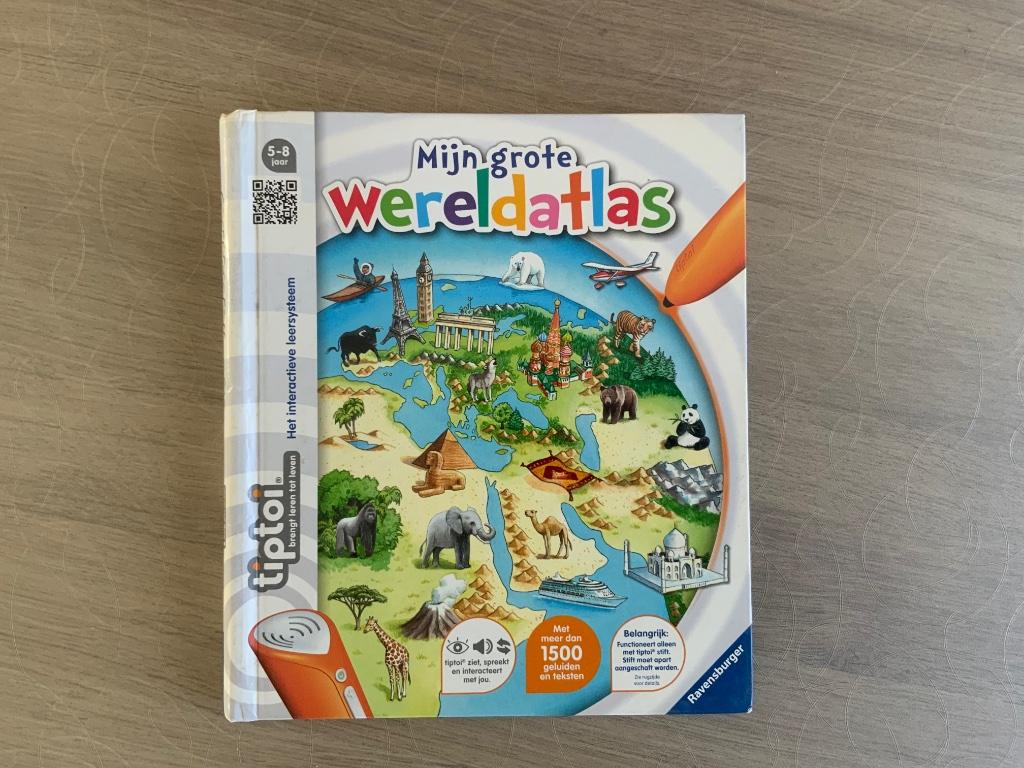 RAVENSBURGER TIPTOI Mijn grote wereldatlas 5-8j, Ophalen, Zo goed als nieuw, Ontdekken, Met geluid