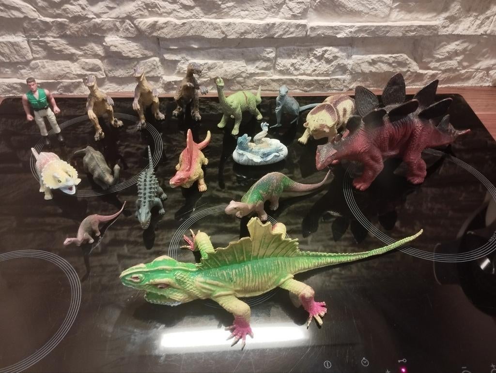 Vintage dinosaurus uit de jaren 90, Verzamelen, Poppetjes en Figuurtjes, Ophalen of Verzenden