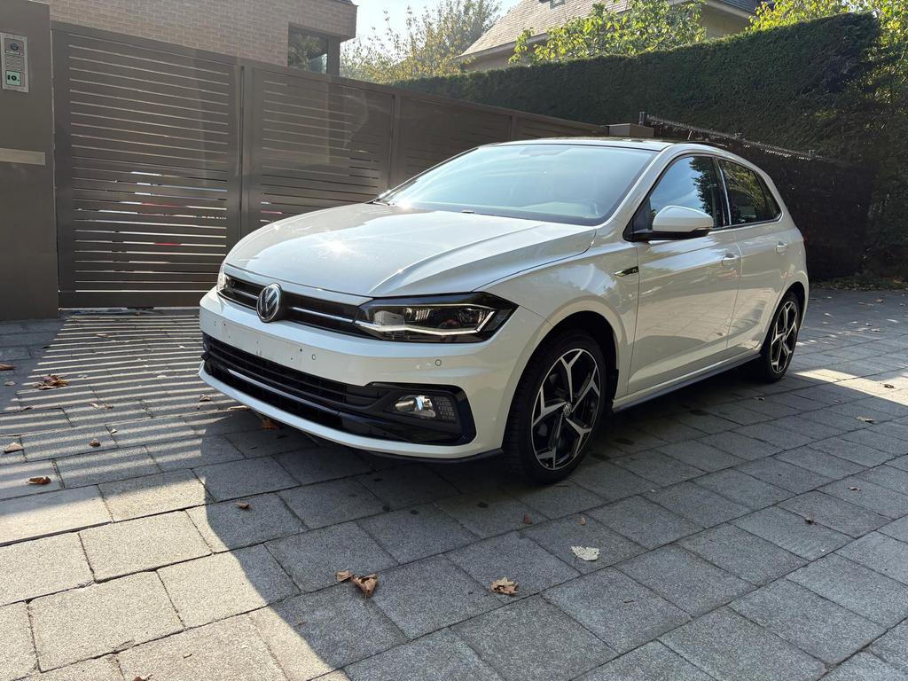 Volkswagen Poli 1.0 TSI R-Line-pakket!!!, Stof, Euro 6, Wit, Bedrijf