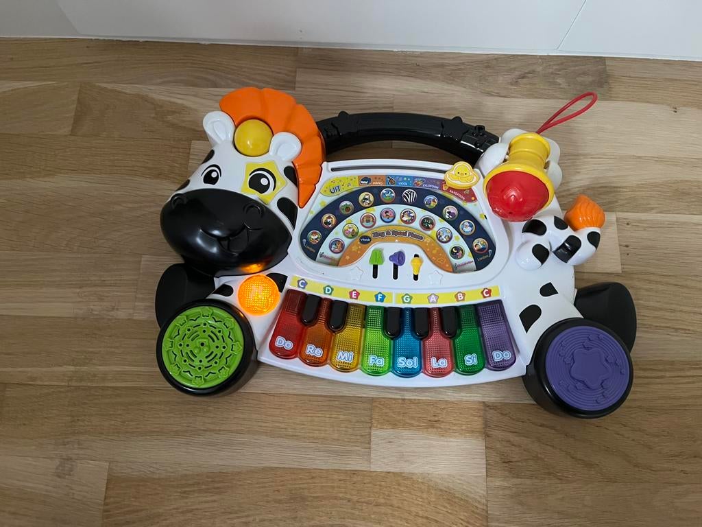 VTech Baby Zing & Speel Piano - Zebra, Kinderen en Baby's, Ophalen, Gebruikt