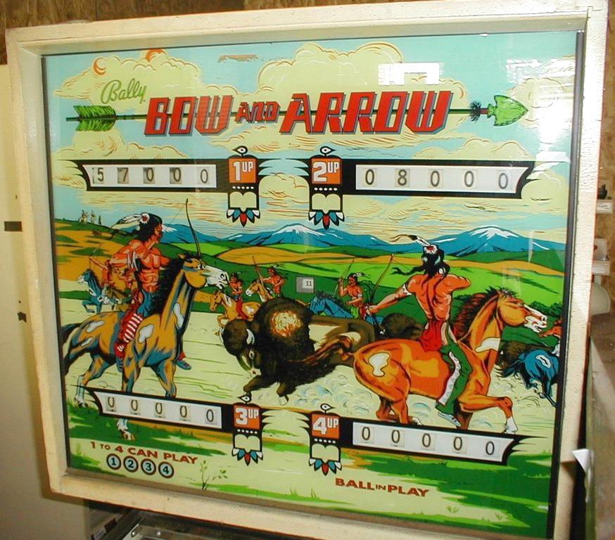 Vitre fronton flipper bow and arrow, Enlèvement